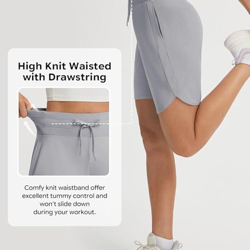 Women's 9" Athletic Running Long Shorts